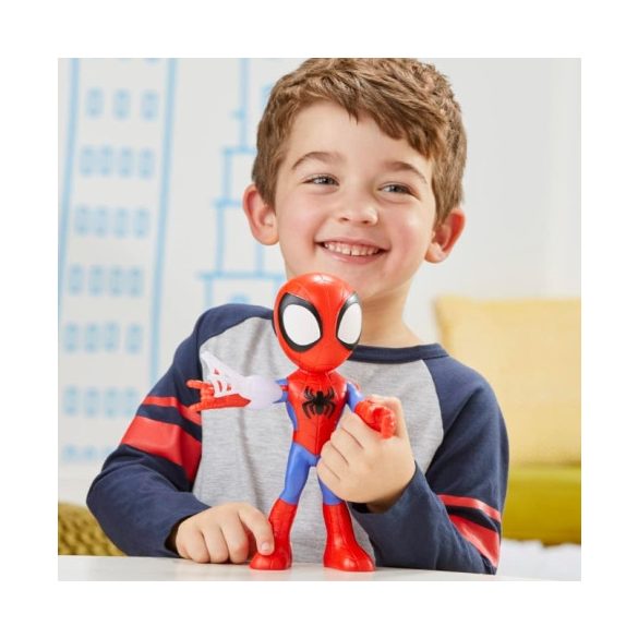 Pókember: Póki és csodálatos barátai Póki játékfigura kiegészítővel 23 cm – Hasbro