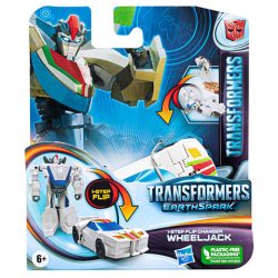   Hasbro Transformers Earthspark egylépésben átalakuló Wheeljack figura 10cm - Hasbro (