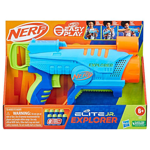 Hasbro Nerf Elite Junior Explorer szivacslövő fegyver 8 lövedékkel - Hasbro 