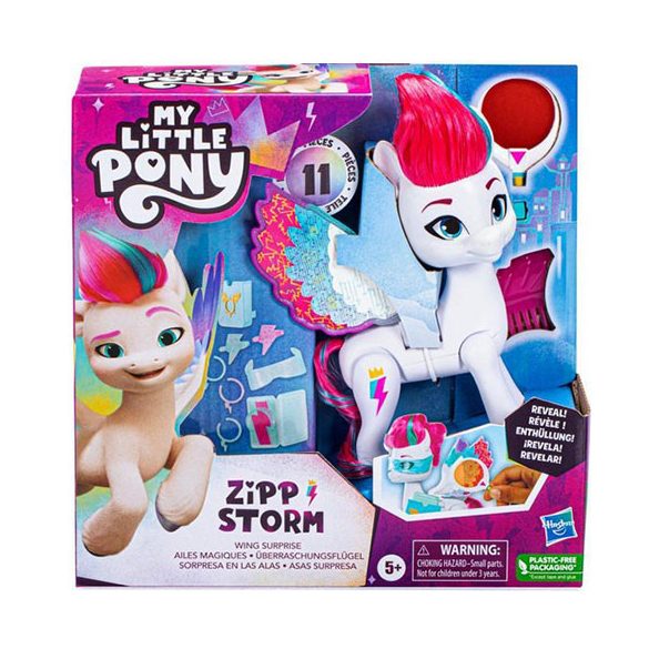 Én kicsi Pónim: Szárnyas meglepetés Zipp Storm figuraszett