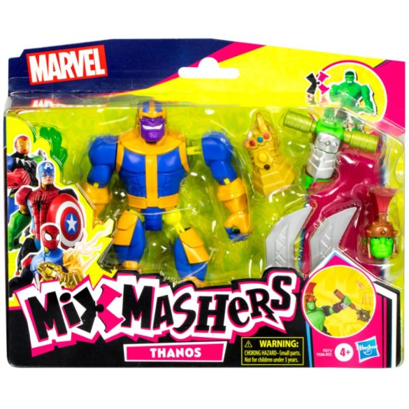 Marvel Mix Mashers: Bosszúállók Thanos figura kiegészítőkkel - Hasbro (F9266/F9271)