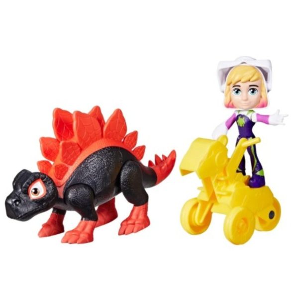 Spidey és csodálatos barátai: Dinó Spin és Ghost Spider Akciófigura szett