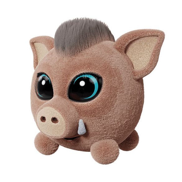 Flockies játékfigura: 1. széria - Varacskos Disznó Walter