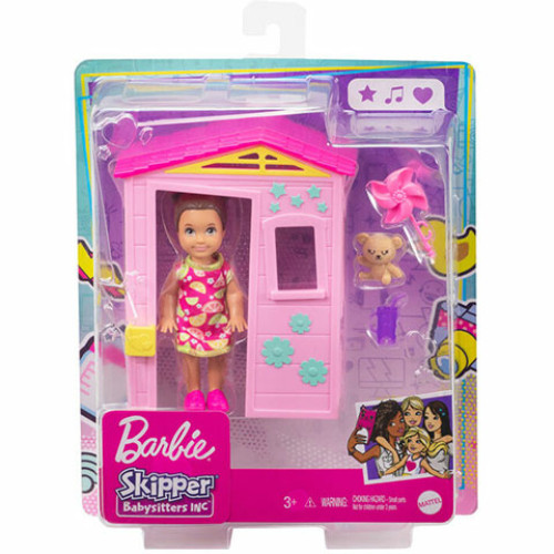 Barbie: Skipper bébiszitter játszóház játékszett - Mattel