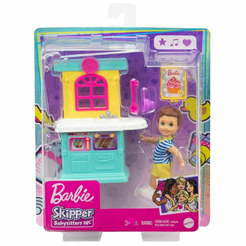 Barbie: Skipper bébiszitter játékkonyha játékszett - Mattel