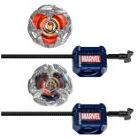 Beyblade X Marvel Collab: Vasember vs. Thanos 4-80B X Venom 4-60B játékszett