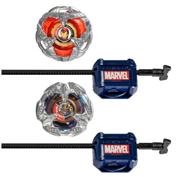 Beyblade X Marvel Collab: Vasember vs. Thanos 4-80B X Venom 4-60B játékszett