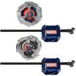 Beyblade X Marvel Collab: Venom vs. Pókember 3-60F X Venom 3-80N játékszett
