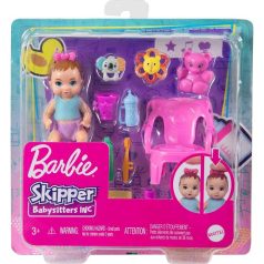   Barbie: Bébiszitter szett kisbabával és más kiegészítőkkel - Mattel