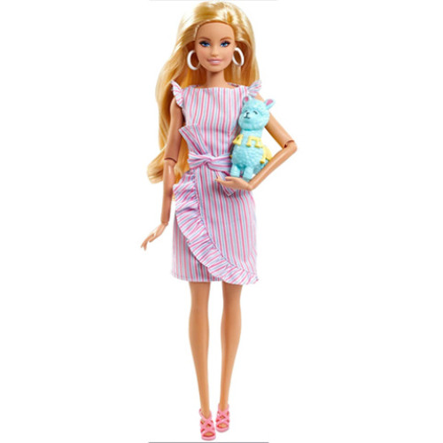 Barbie Tiny Wishes babaváró buli baba lámával