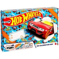   Hot Wheels: Celebration Box meglepetés szett 6db kisautóval