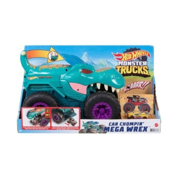 Hot Wheels: Monster Trucks autófaló Mega Wrex