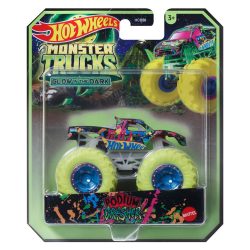   Hot Wheels: Monster Trucks Bash Zilla sötétben világító járgány - Mattel