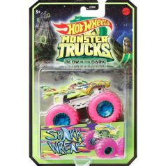   Hot Wheels Monster Trucks : Rodger Dodger sötétben világító kisautó - Mattel 