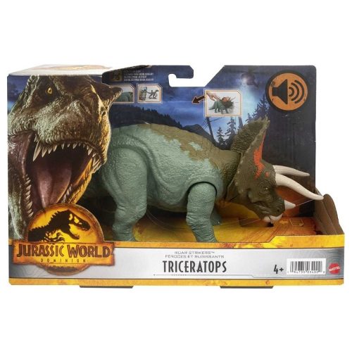 Jurassic World 3 Támadó Dínó Hanggal Triceratops