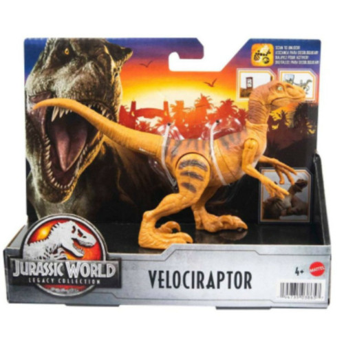 Jurassic World Legacy Collection - Velociraptor dinoszaurusz figura (HFF13_HFF14)