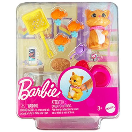 Mattel Barbie®: Kiskedvencek cicás játékszett - Mattel 