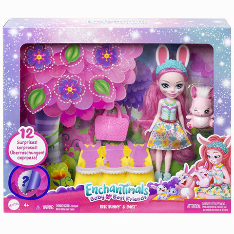 Mattel Enchantimals®: Bree Bunny meglepetés játékszett - Mattel 
