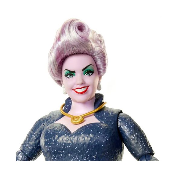 Disney A kis hableány : Ursula tengeri  boszorkány baba kék ruhában 30 cm 
