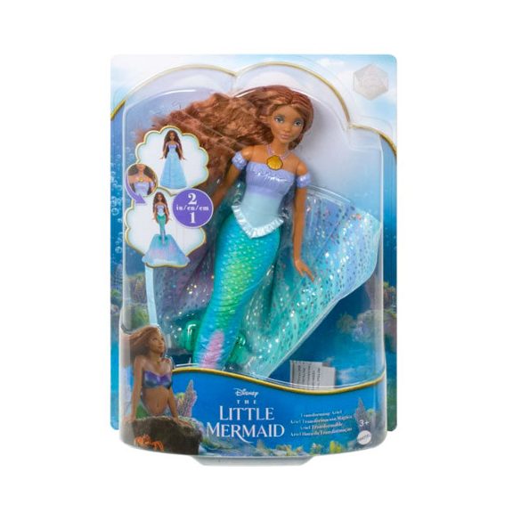 Disney A kis hableány : Átváltozó Ariel baba 30cm 