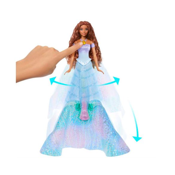 Disney A kis hableány : Átváltozó Ariel baba 30cm 