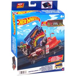   Mattel Hot Wheels: City Fuel Station Shift kezdő pályaszett - Mattel 