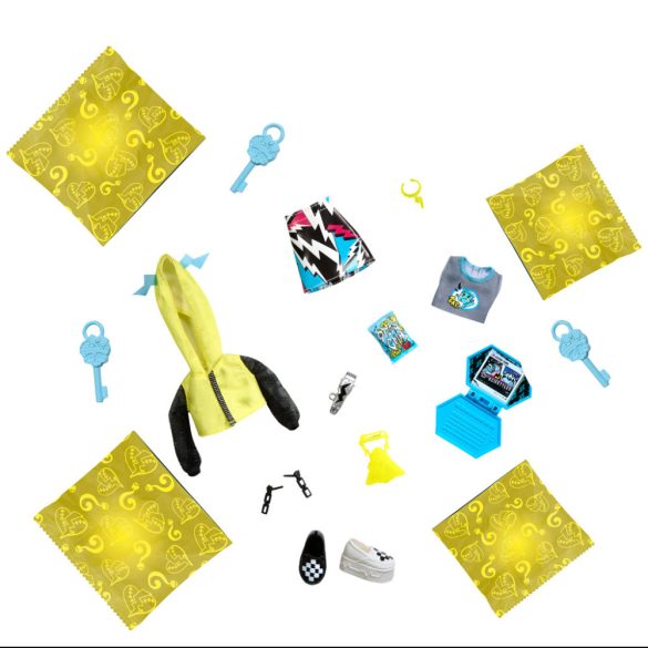 Monster High: Szörnyen jó barátok titkai - Rémes fények Frankie Stein baba - Mattel