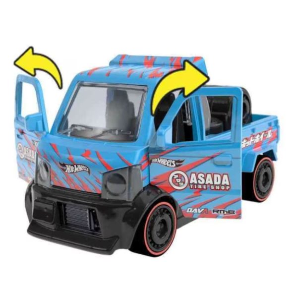 Hot Wheels: Hátrahúzható Mighty K kisautó, 1: 43