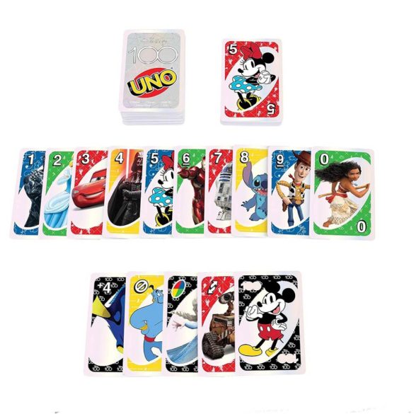 UNO kártyajáték - Disney 100. évforduló