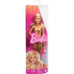   Barbie Fashionista 65. évfordulós baba arany ruhában - Mattel