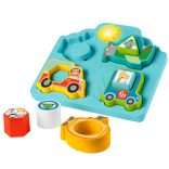 Fisher-Price: Forma és Járgány kirakó bébijáték
