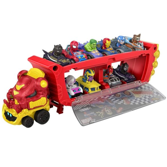 Hot Wheels RacerVerse: Hulkbuster Vasemberes autószállító kamion