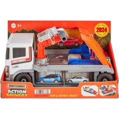   Matchbox Action Drivers: Autómentő és autószállító kamion