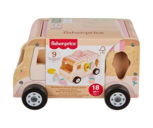 Fisher-Price: Wood Fa Fagyikocsi formaválogató