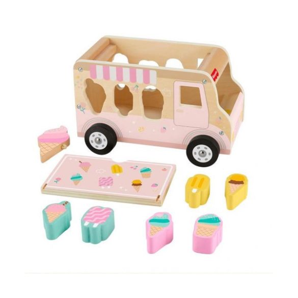 Fisher-Price: Wood Fa Fagyikocsi formaválogató