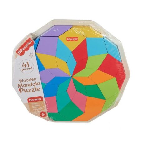 Fisher-Price: Wood Fa mandala színkirakó