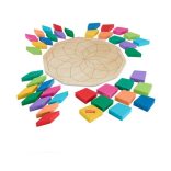 Fisher-Price: Wood Fa mandala színkirakó