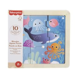 Fisher-Price: Tengeri állatok fa kirakós táblácska