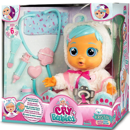 Cry Babies interaktív könnyes baba-Kristal beteg