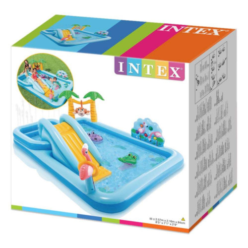 Intex 57161 - Dzsungel kaland vízi játékcentrum 257x216x84cm /57161/
