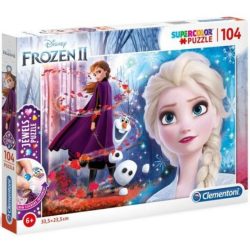 Jégvarázs 2  Supercolor ékszer puzzle 104 db-os