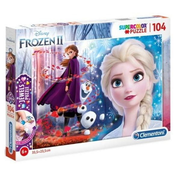 Jégvarázs 2  Supercolor ékszer puzzle 104 db-os