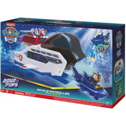   Mancs Őrjárat - Aqua Pups : Bálna Őrjárat Járgány Chase figurával - Spin Master 