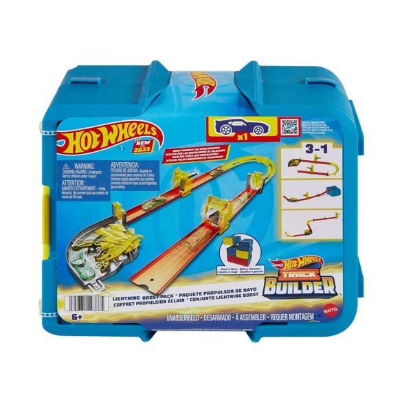 Hot Wheels : Truck Builder természeti erők villám deluxe pálya szett - Mattel 