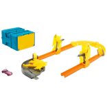 Hot Wheels : Truck Builder természeti erők villám deluxe pálya szett - Mattel 