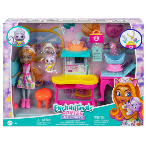 Enchantimals : városi rendelő babával és kiegészítőkkel - Mattel 