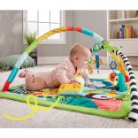 Fisher -Price : Esőerdő 3 az 1-ben játszószőnyeg zenélő lajhárral és pocakpárnával - Mattel 