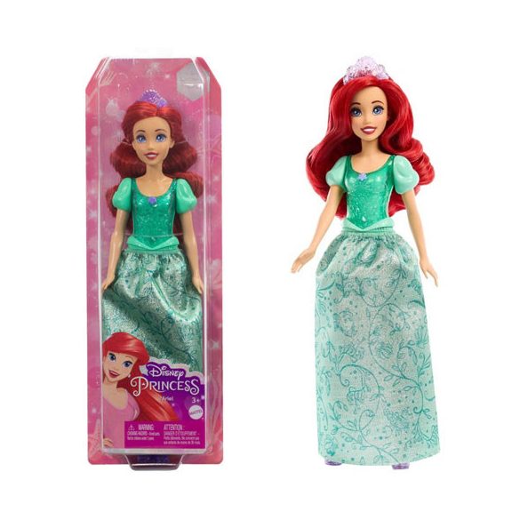Disney Hercegnők : Csillogó Ariel hercegnő baba -Mattel 