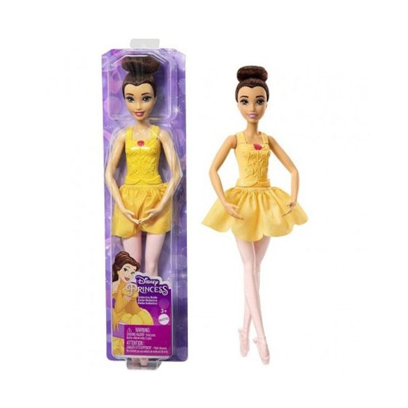 Disney Hercegnők :  Balerina Belle hercegnő baba - Mattel 