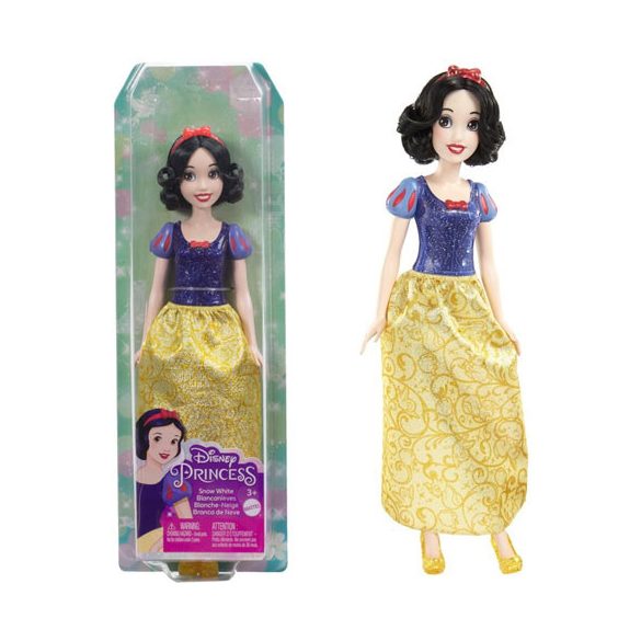 Disney Hercegnők : Csillogó Hófehérke hercegnő baba - Mattel 